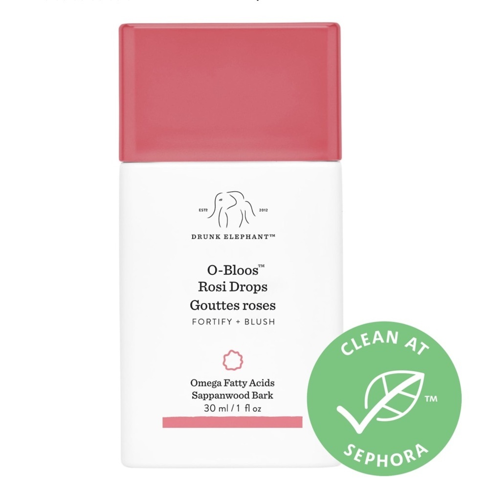 🌿 Drunk Elephant O-Bloos™ Rosi Glow Drops with Vitamin F